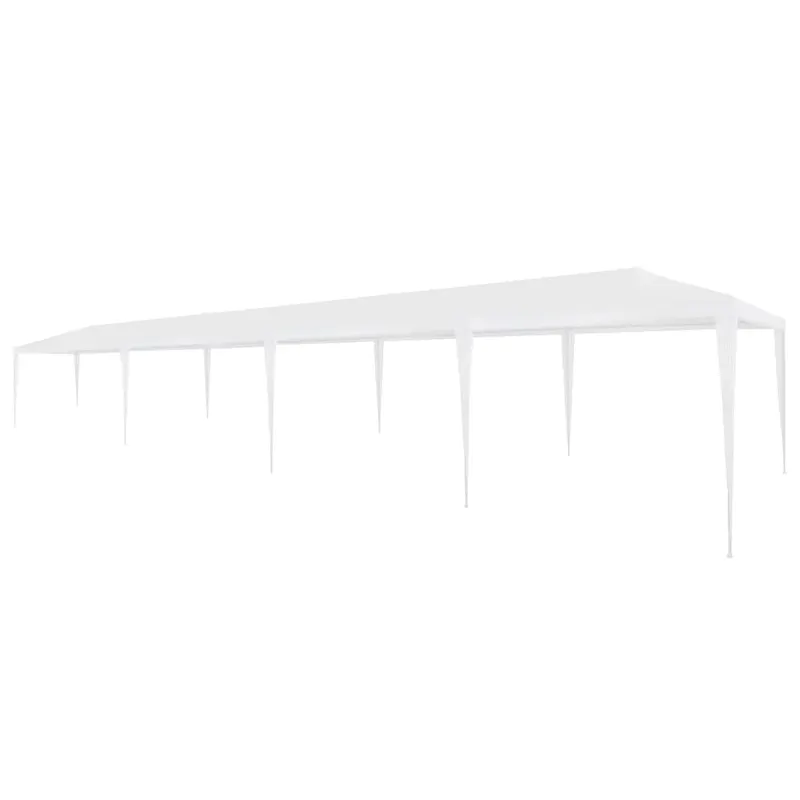 cort de petrecere, alb, 3 x 12 m, pe