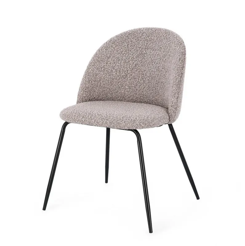 Set scaune 3+1 gratis TANYA BLACK BOUCLE IVORY - Taupe