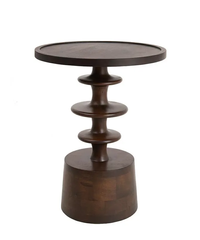 Masuta de cafea BARESA Ø45 x 58 CM - Maro