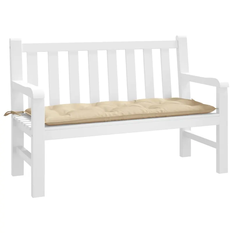 perna banca de gradina, bej, 120x50x7 cm, material oxford