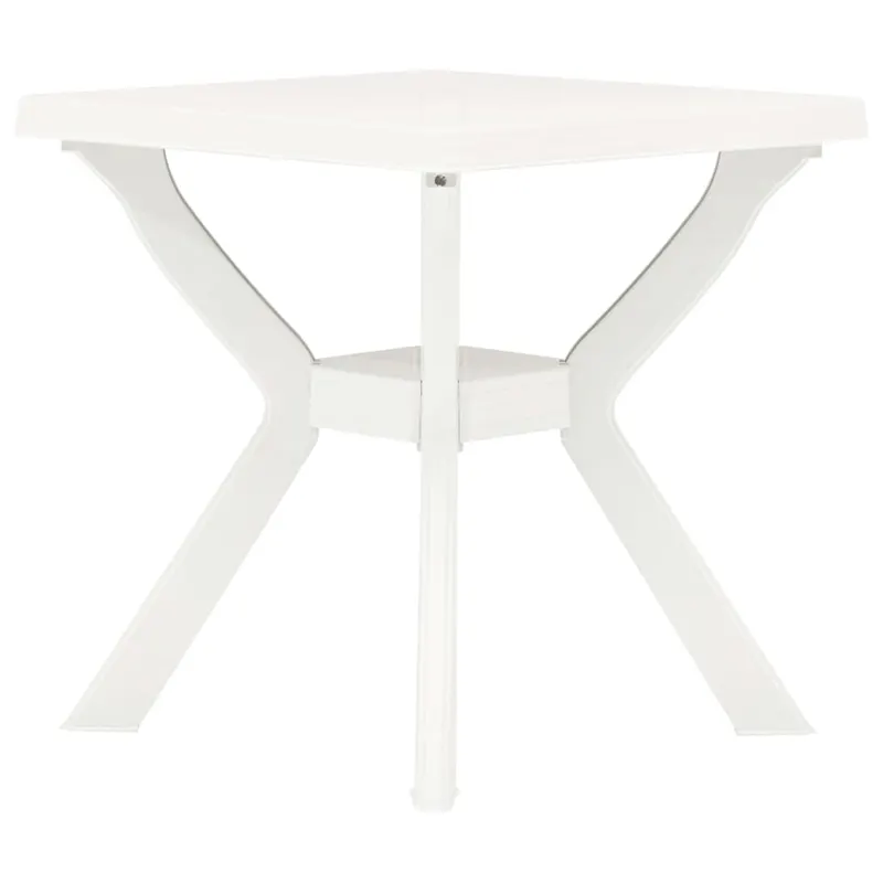 masa de bistro, alb, 70x70x72 cm, plastic