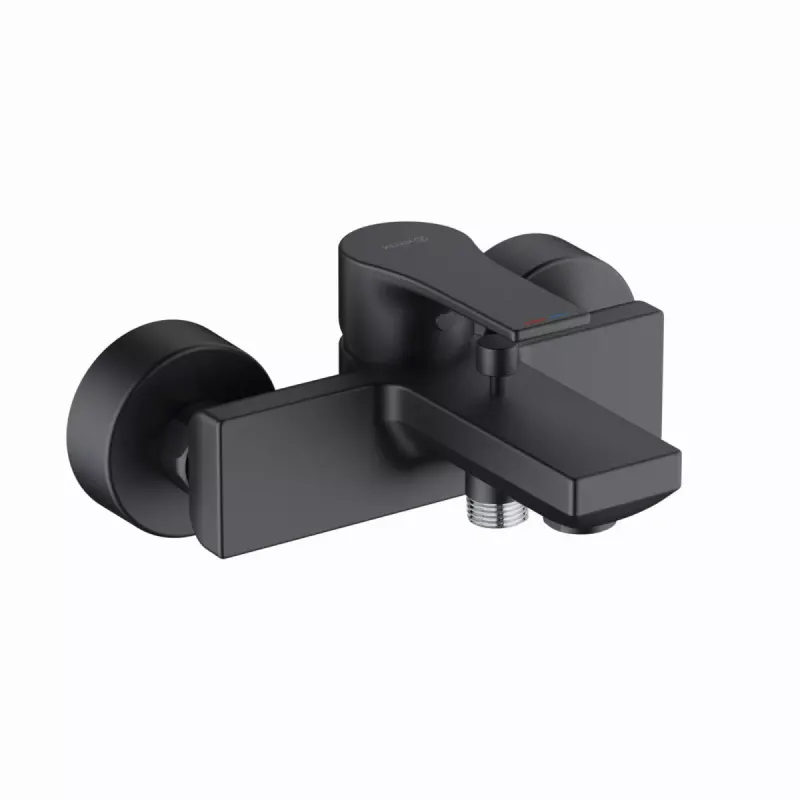 Baterie cada Kludi Zenta SL, aparenta, diverter, mat, negru, 486703965