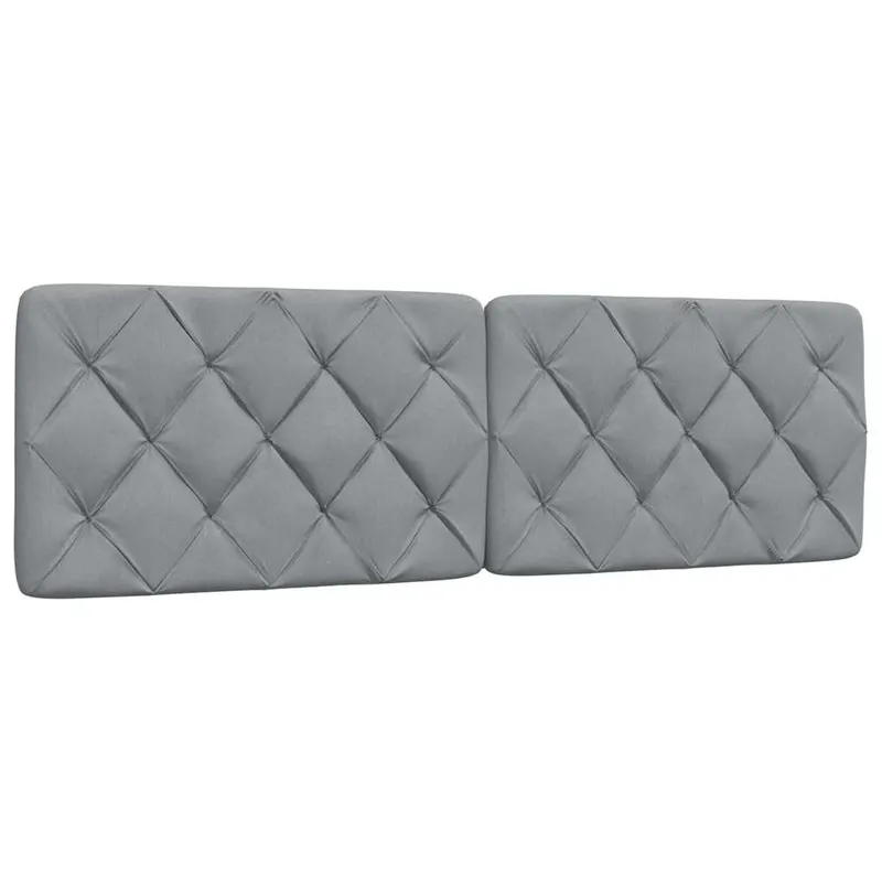 perna tablie de pat, gri deschis, 160 cm, material textil