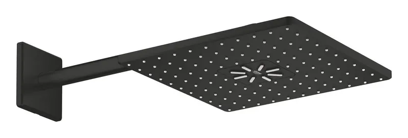 Dus fix Grohe 264792430, 310 mm, 1 bar, 430 mm, 2 pulverizari, 1 2 conexiune instalare, pivotant, Negru