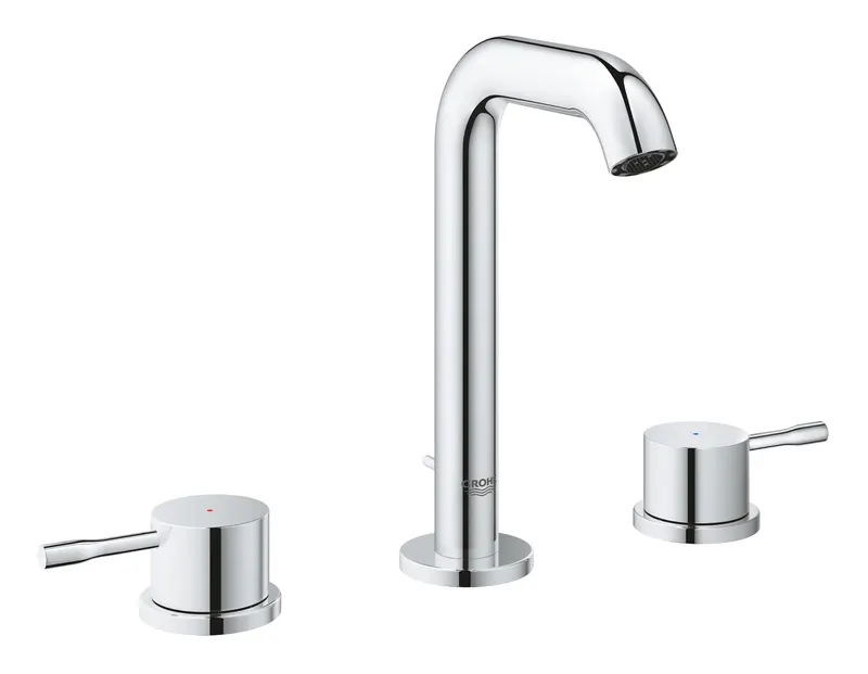 Baterie lavoar Grohe 20296001, Essence, tip comanda dubla comanda, tip instalare pe blat, pe lavoar, crom